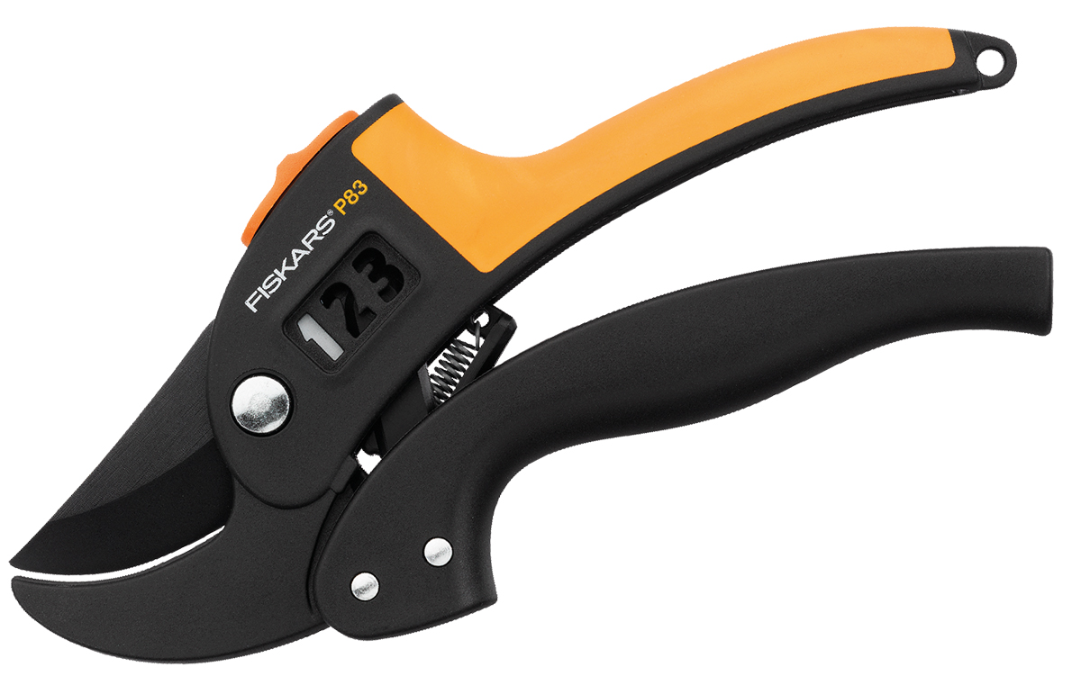 Fiskars PowerStep Gartenschere, Amboss P83